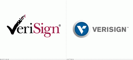Verisign's Old and New Logo